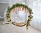 2-Pack Artificial Silk Wisteria Garland – 5.91 ft Each, Champagne Fake Wisteria Vines for Wedding Arch, Garden, and Home Floral Decorations